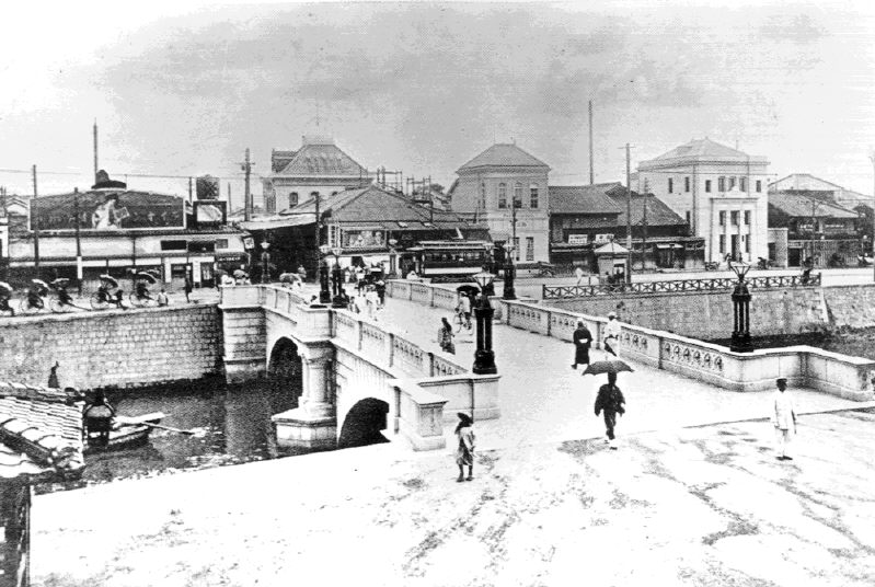 Shinsaibashi in the Taisho Era (Osaka Municipal Library Collection)